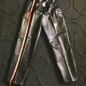Leather pants